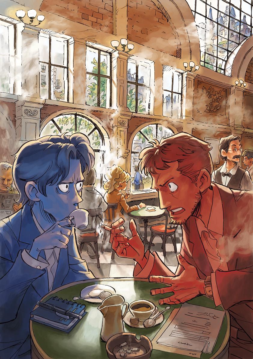 红色和蓝色插画图片壁纸 红色和蓝色插画图片壁纸