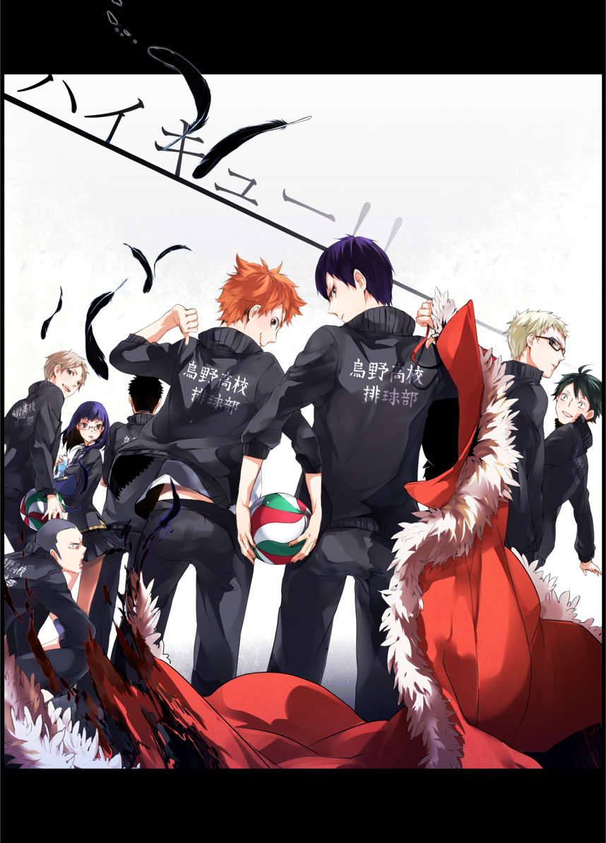 排球!!插画图片壁纸 排球!!插画图片壁纸