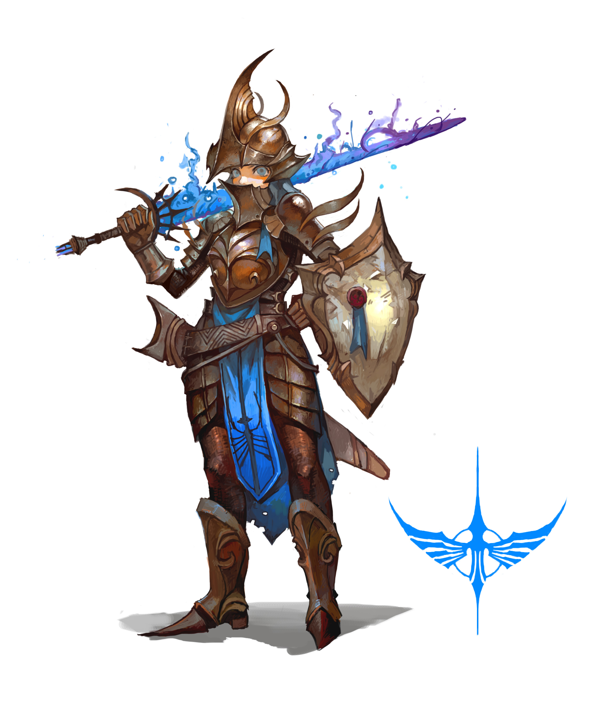 魔术剑士插画图片壁纸