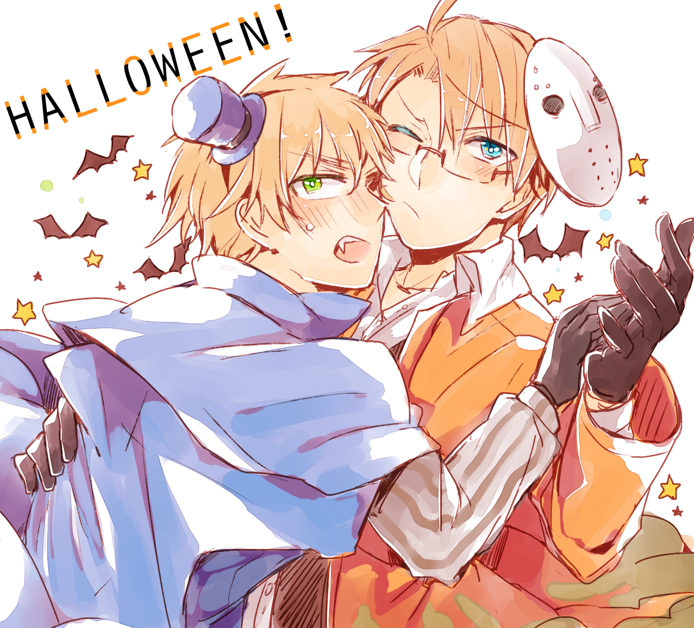 【APH】万圣节!【味觉音痴腐】插画图片壁纸 【APH】万圣节!【味觉音痴腐】插画图片壁纸