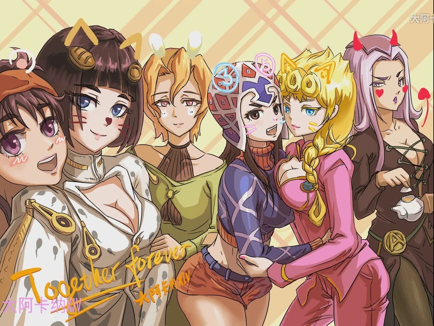 jojo意大利护卫队全员性转