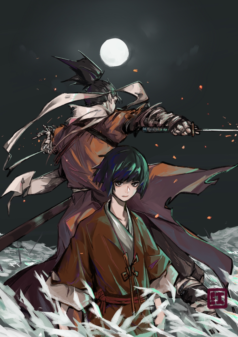 隻狼插画图片壁纸 隻狼插画图片壁纸