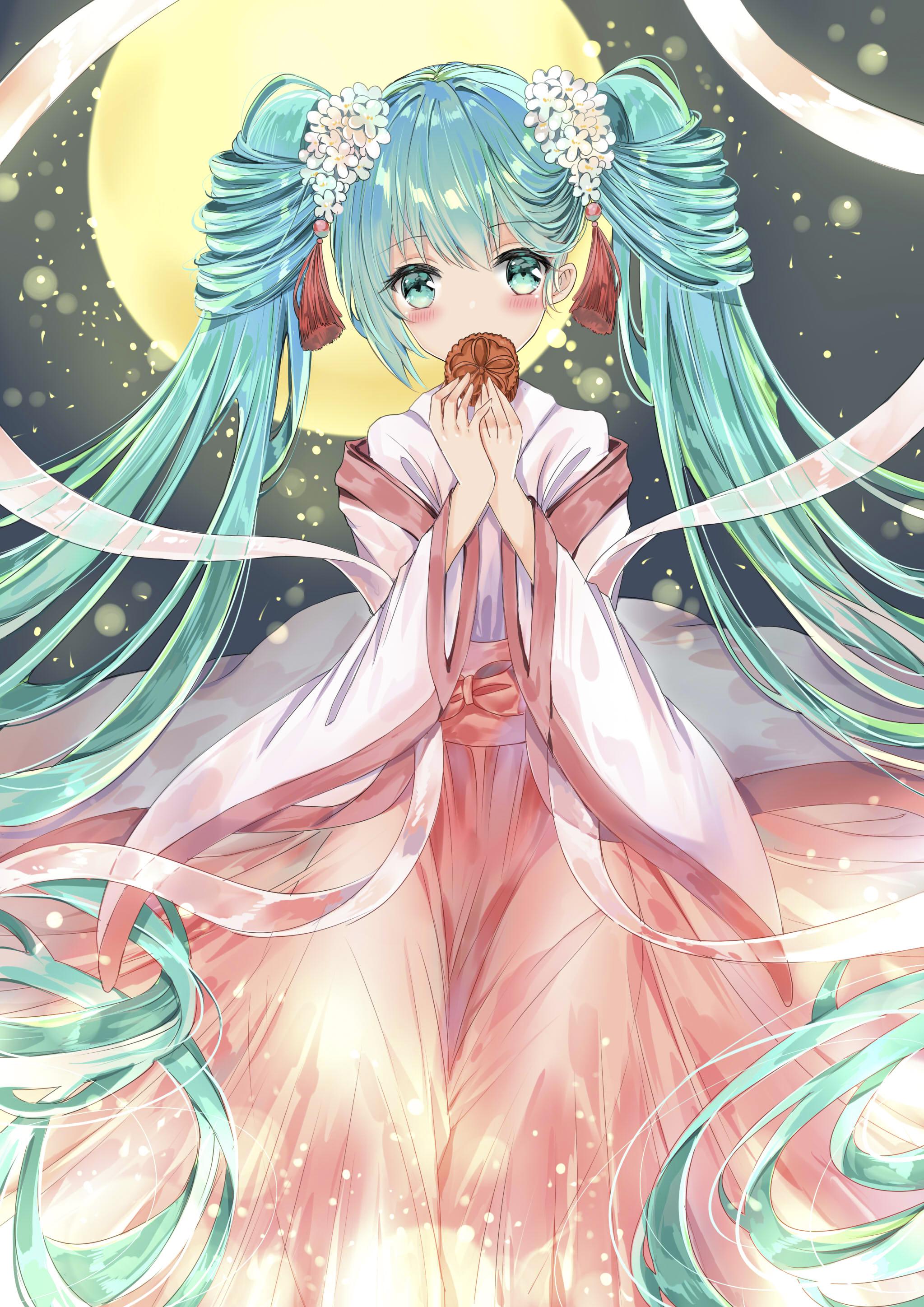 中秋初音happymoonfestival