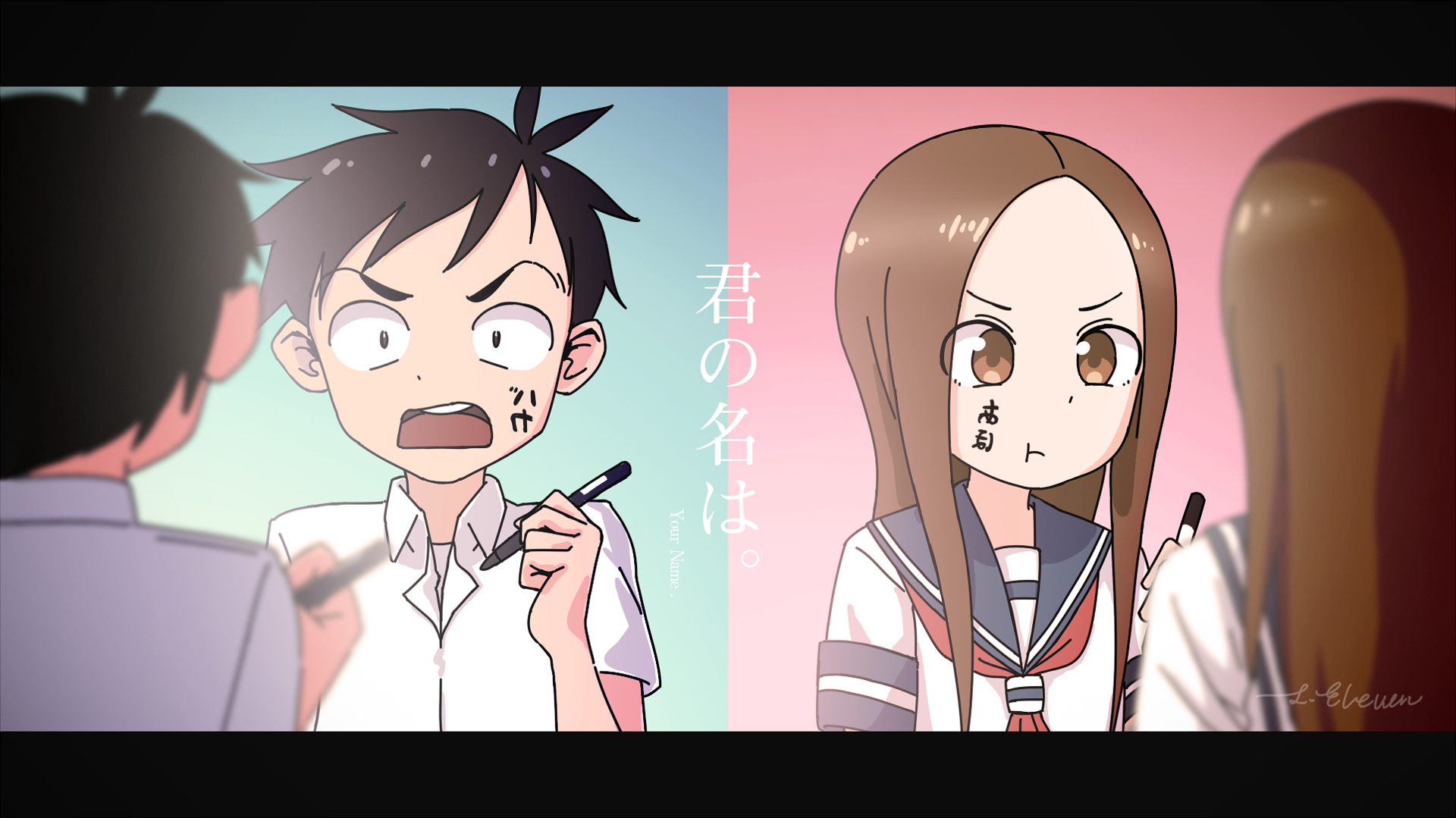 からかい上手の高木さん|你的名字 - 画师通