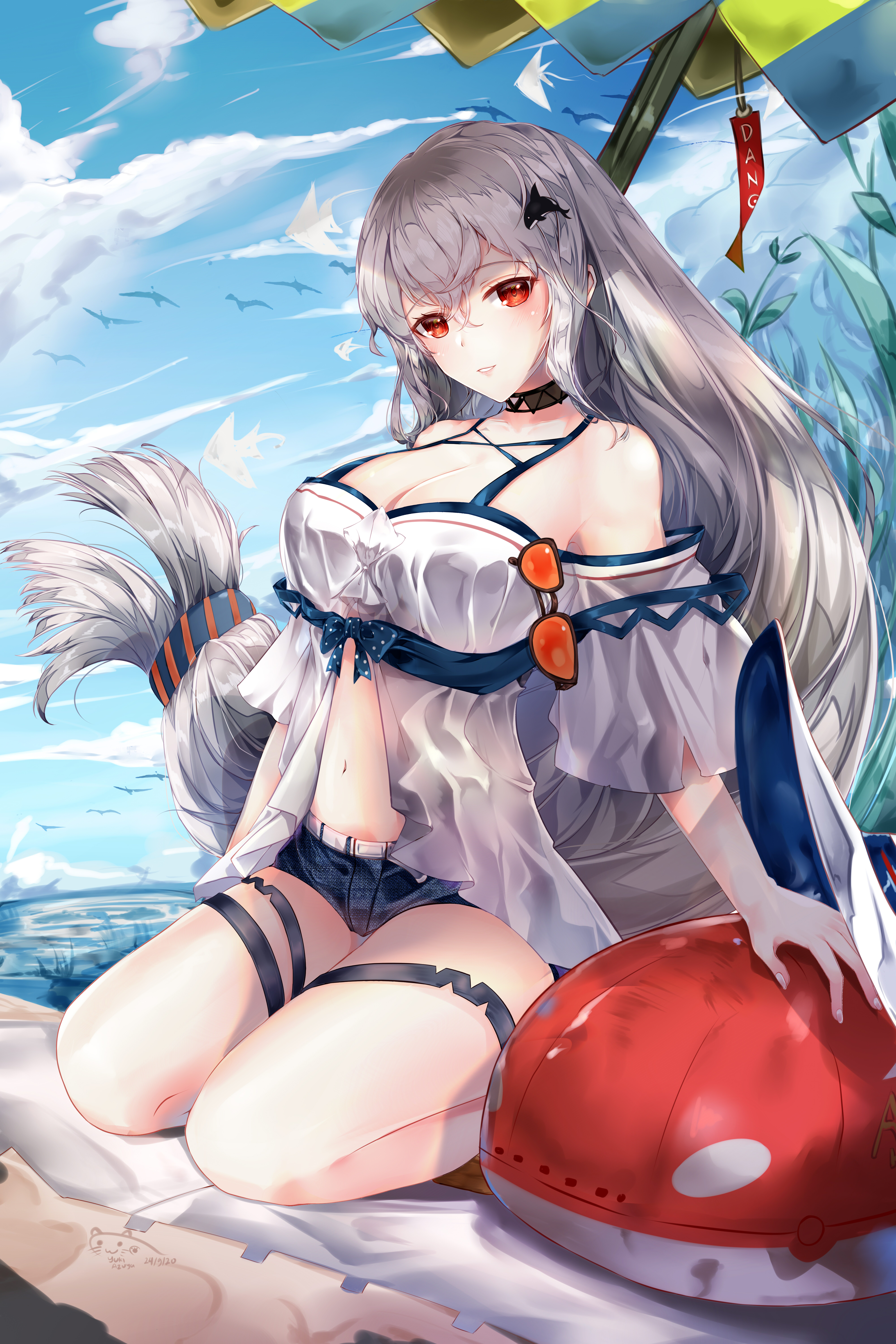 p站画师作品skadi summer