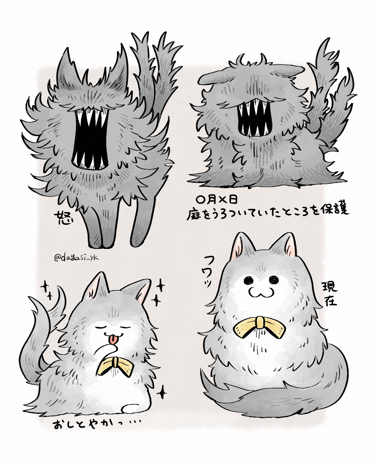 野猫BeforeAfter插画图片壁纸 野猫BeforeAfter插画图片壁纸
