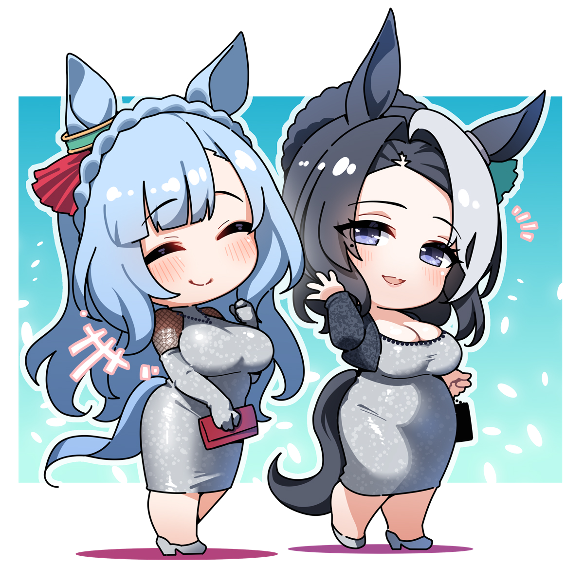 ペアカラードレス插画图片壁纸 ペアカラードレス插画图片壁纸