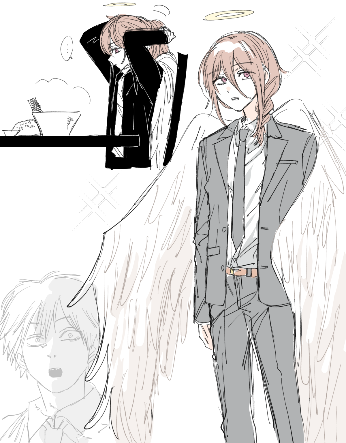 天使の悪魔ログ插画图片壁纸 天使の悪魔ログ插画图片壁纸