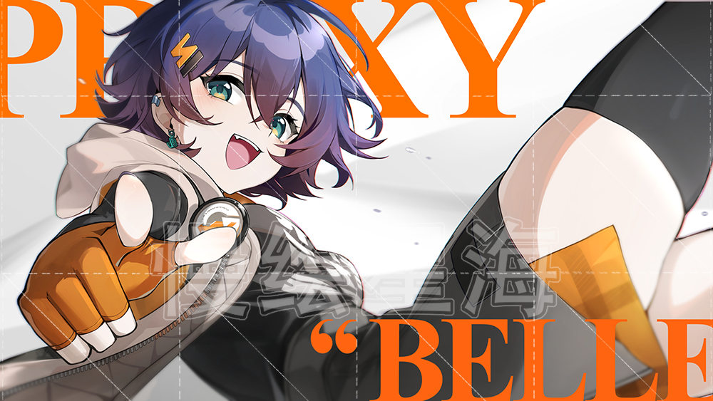 绝区零| 铃 横版插画 绝区零| 铃 横版插画