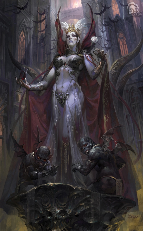 吸血鬼系列插画图片壁纸 吸血鬼系列插画图片壁纸