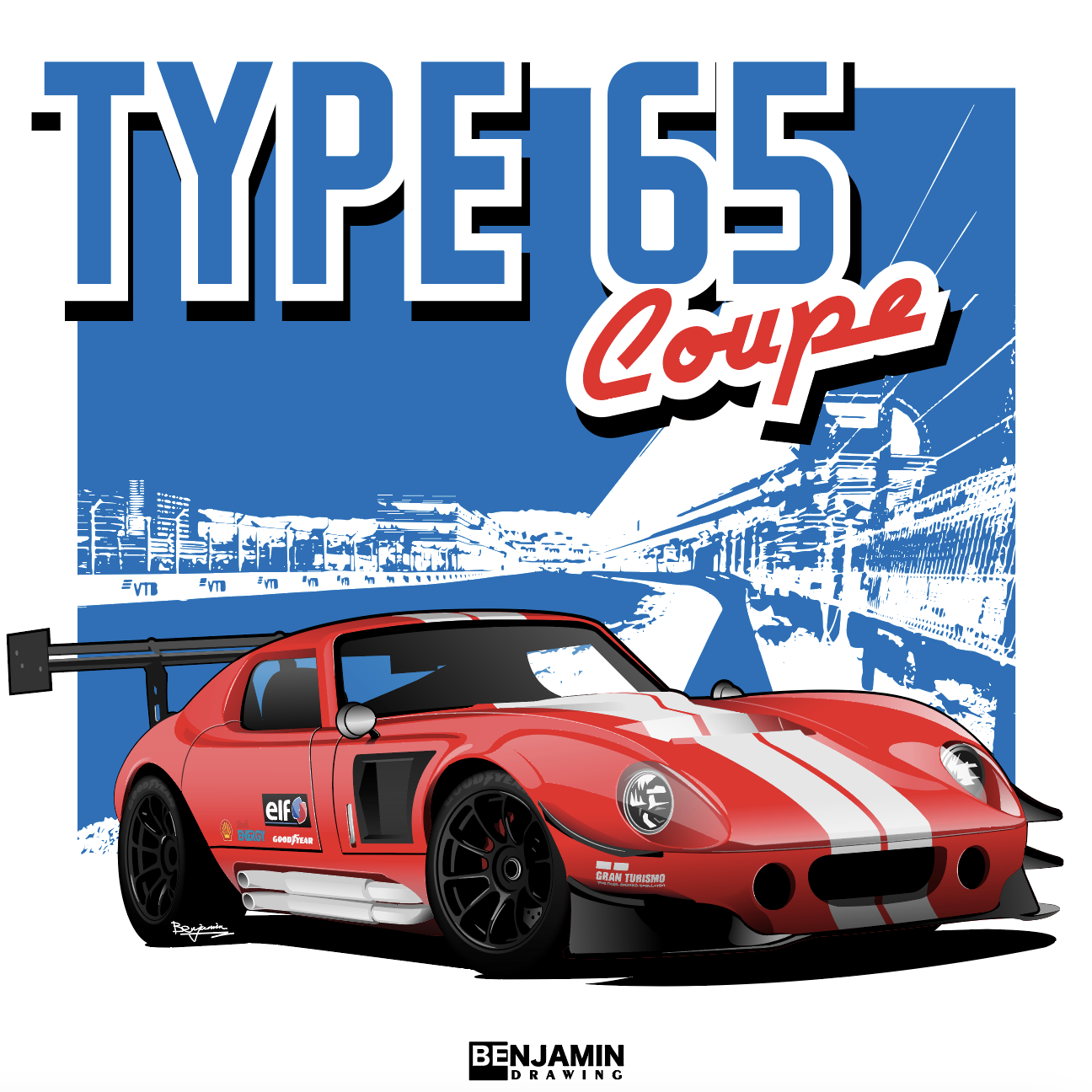 福特 type 65 coupe插画图片壁纸 福特 type 65 coupe插画图片壁纸