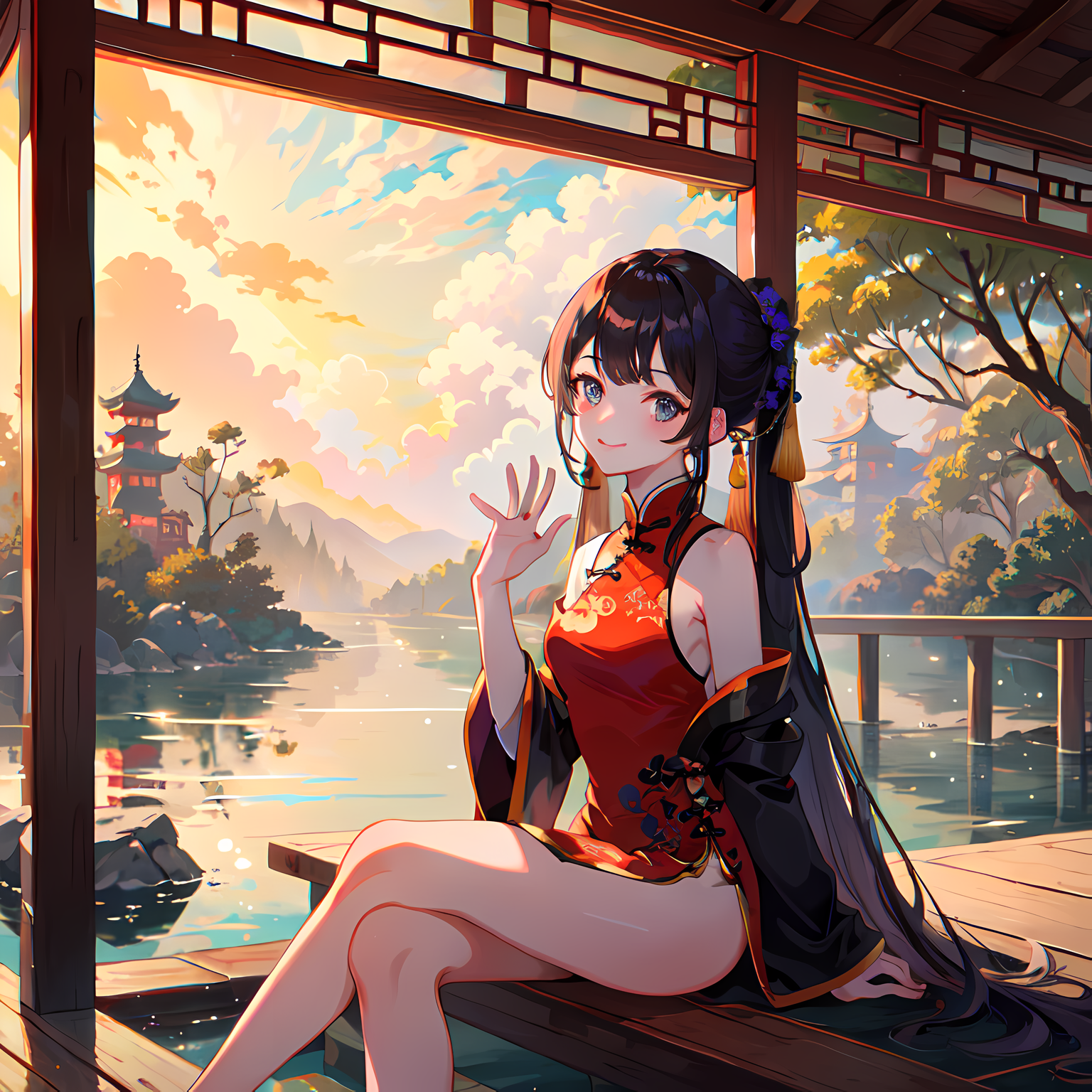 茉莉花香,红楼梦影插画图片壁纸 茉莉花香,红楼梦影插画图片壁纸