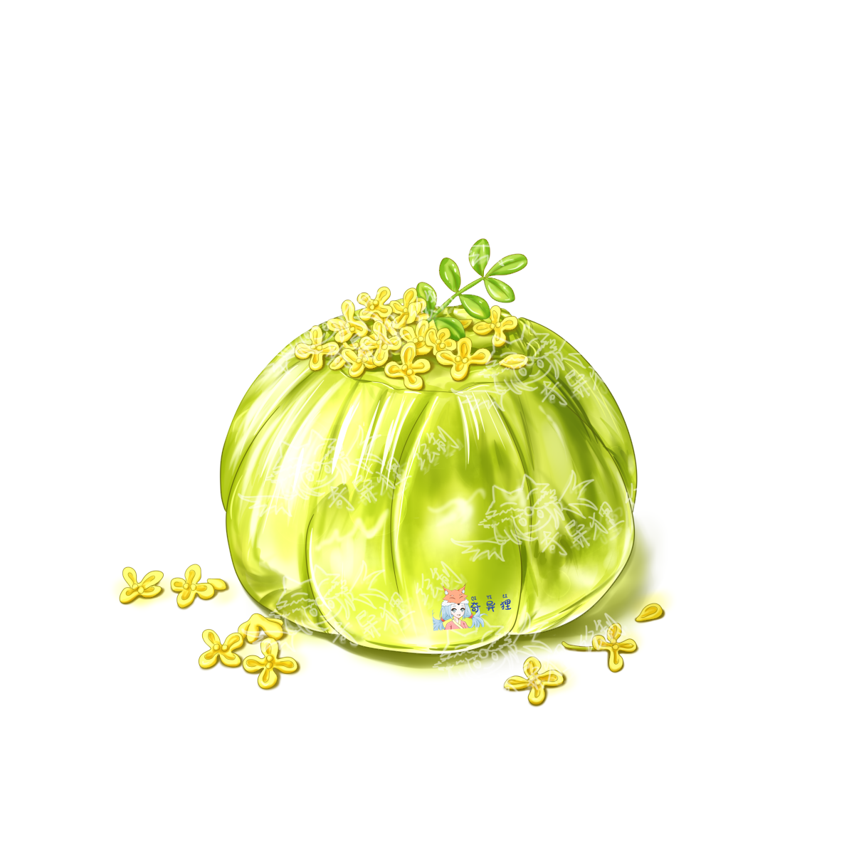 桂花果冻~~客单展示~~插画图片壁纸 桂花果冻~~客单展示~~插画图片壁纸