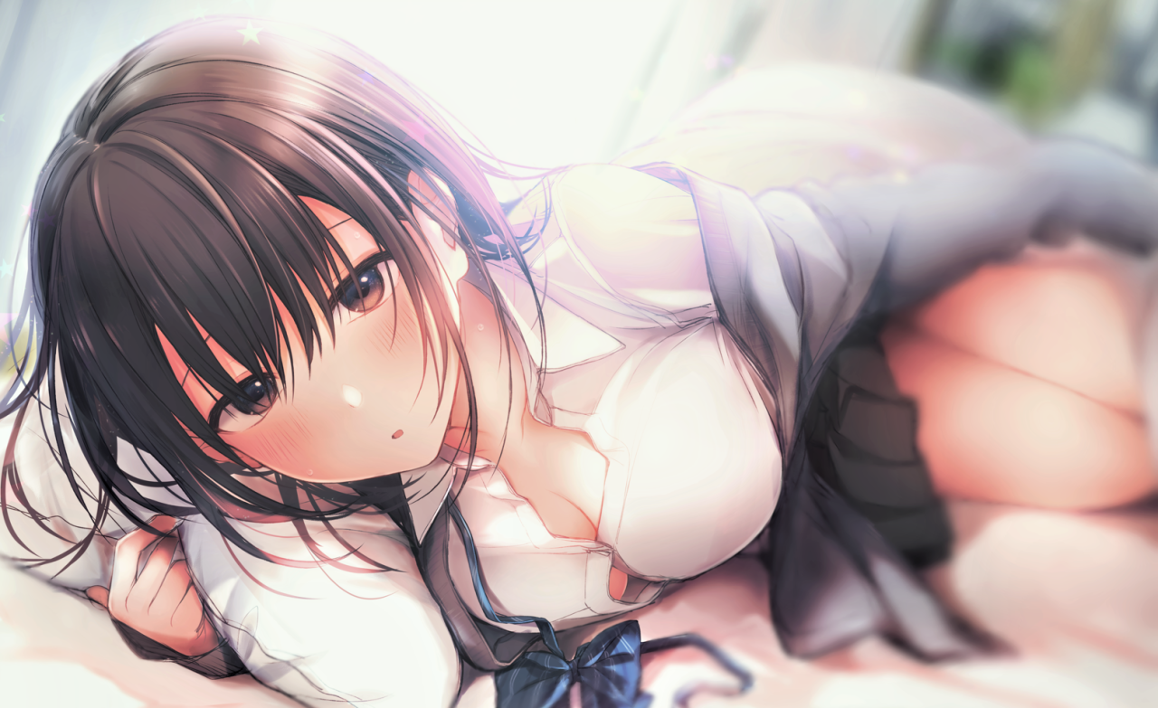 黑发女孩美图:傲娇魔女莫娜、妩媚前辈夜兰、清纯学妹希儿…我能都要吗?