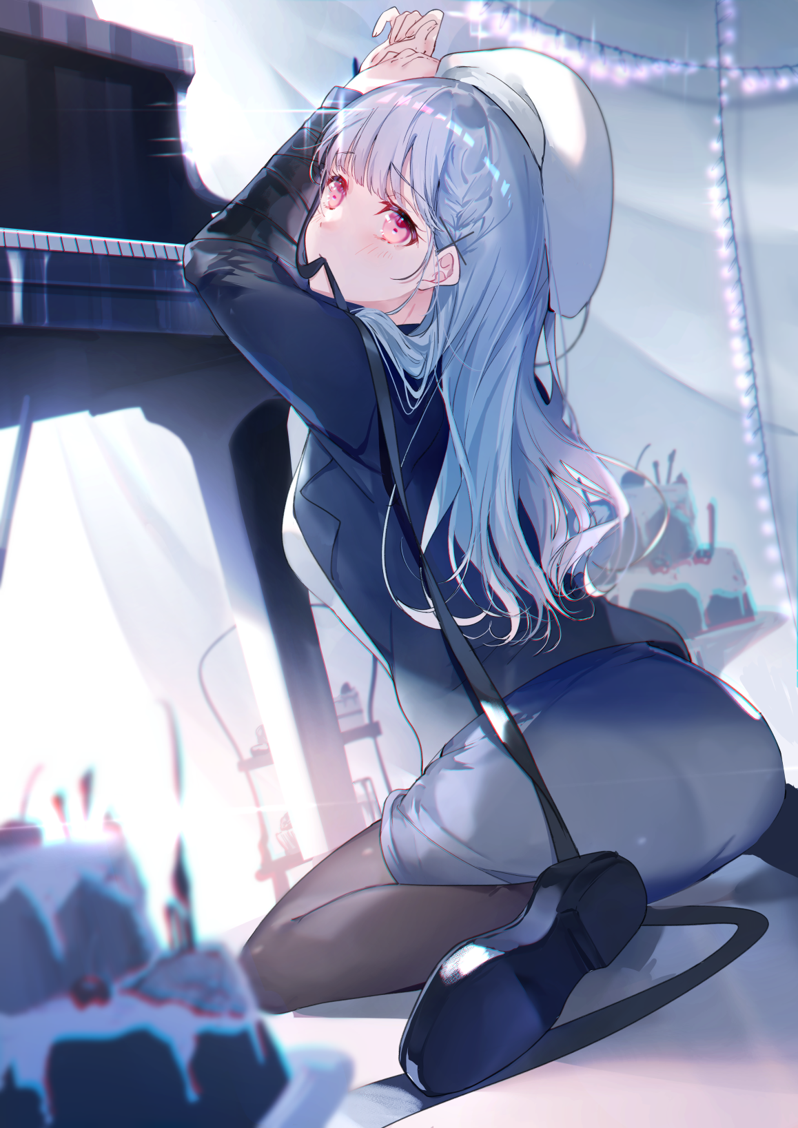 挑战不看姐姐腿的第一天! |鸭子坐少女高清壁纸特辑