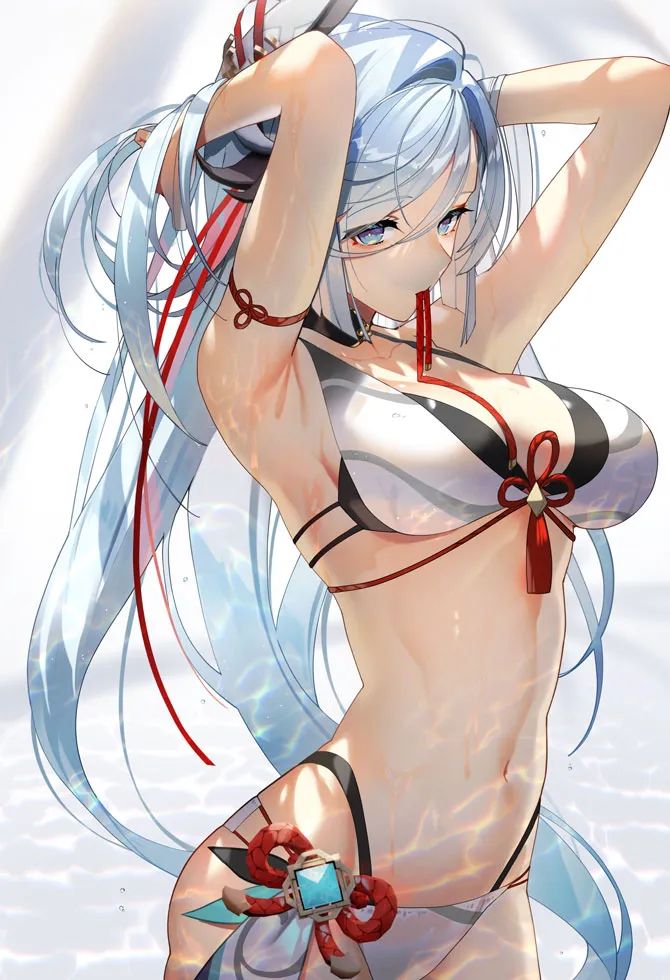 好大胆的泳装~有几个人能拒绝啊? | 【Pixiv】人气榜7月第2期