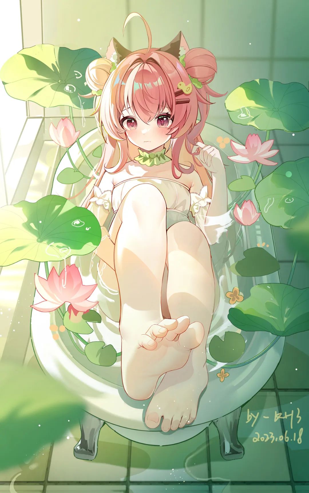 二次元女生玉足、黑丝玉足…来拿吧! 【Pixiv】人气榜6月第2期