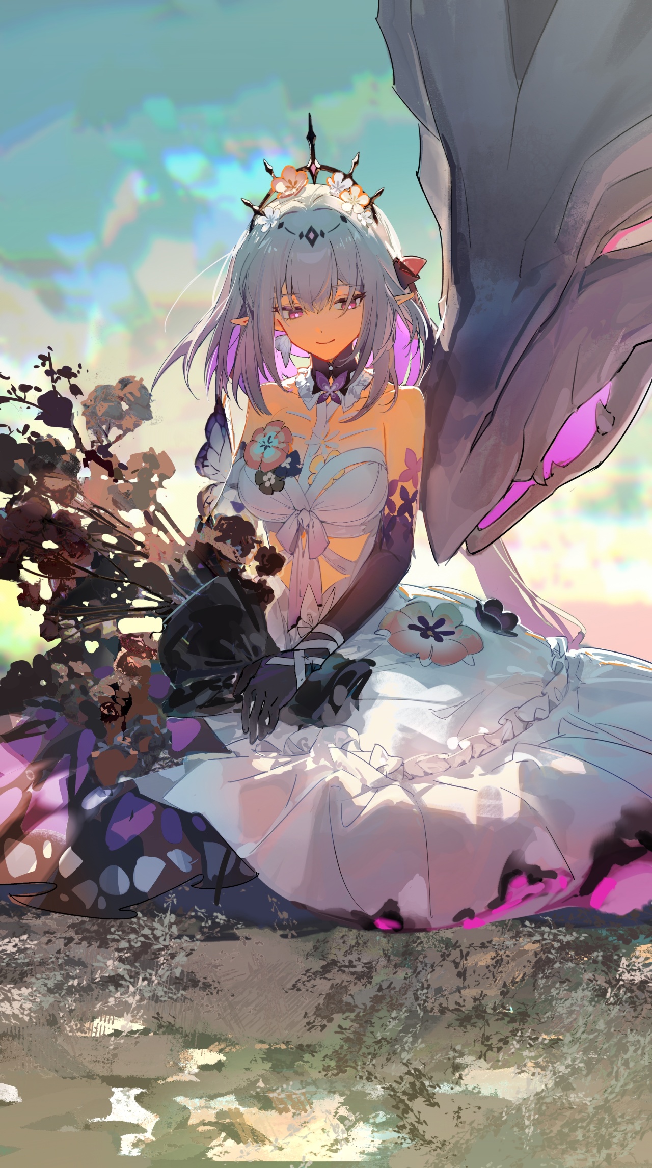 星穹铁道遐蝶美图:快来和你“蝶”一起看花海~