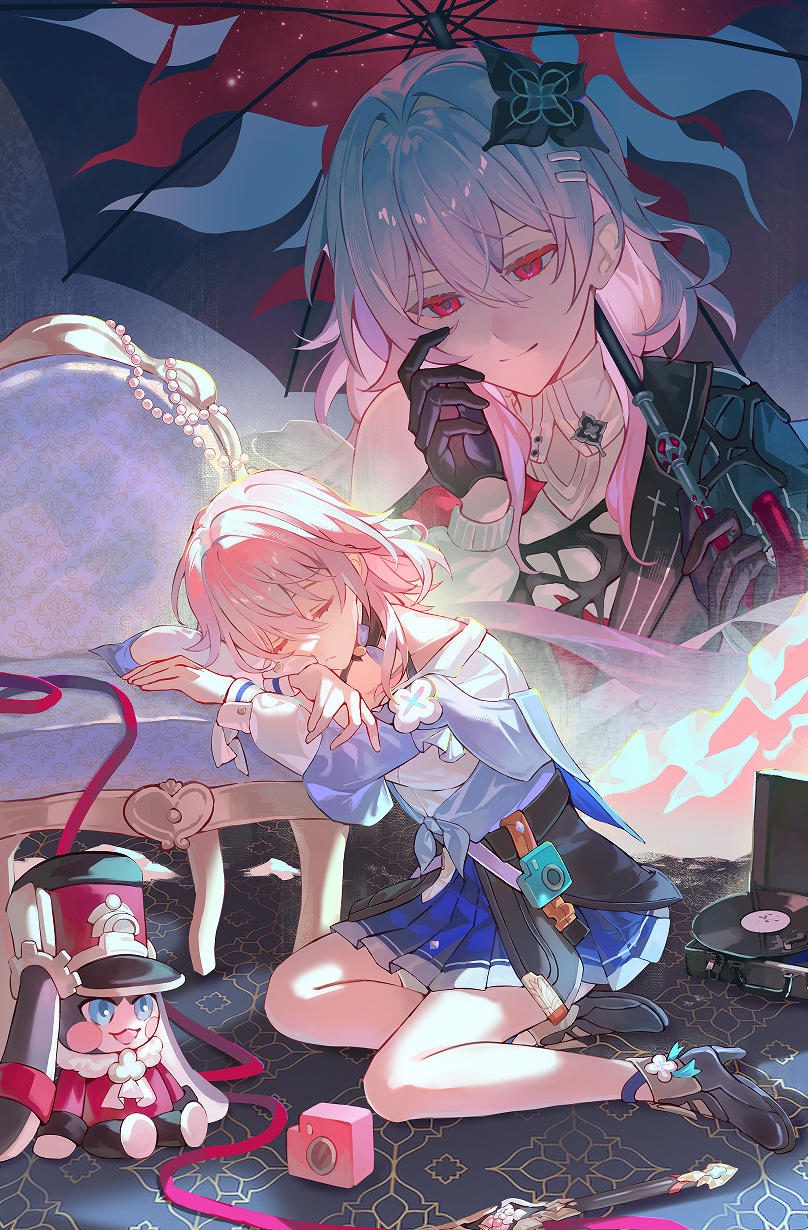 星穹铁道长夜月X三月七美图:我是你,你也是我。