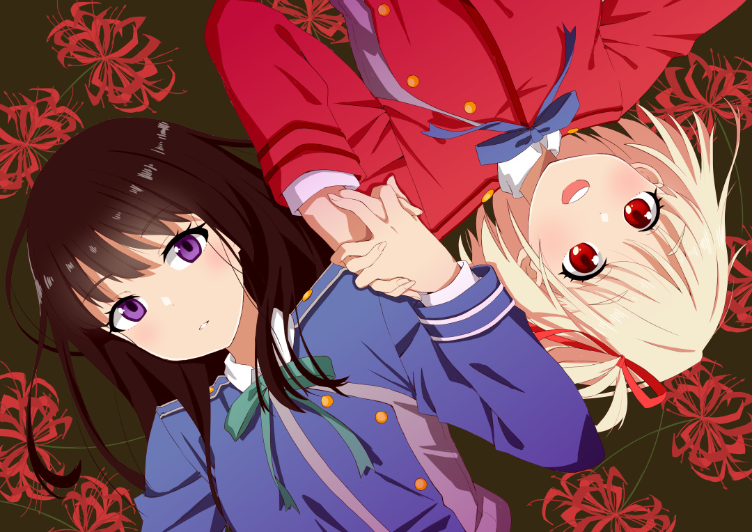 故乡的“百合”开没开不知道,反正我心里的开了!!!《Lycoris Recoil》千束泷奈壁纸特辑