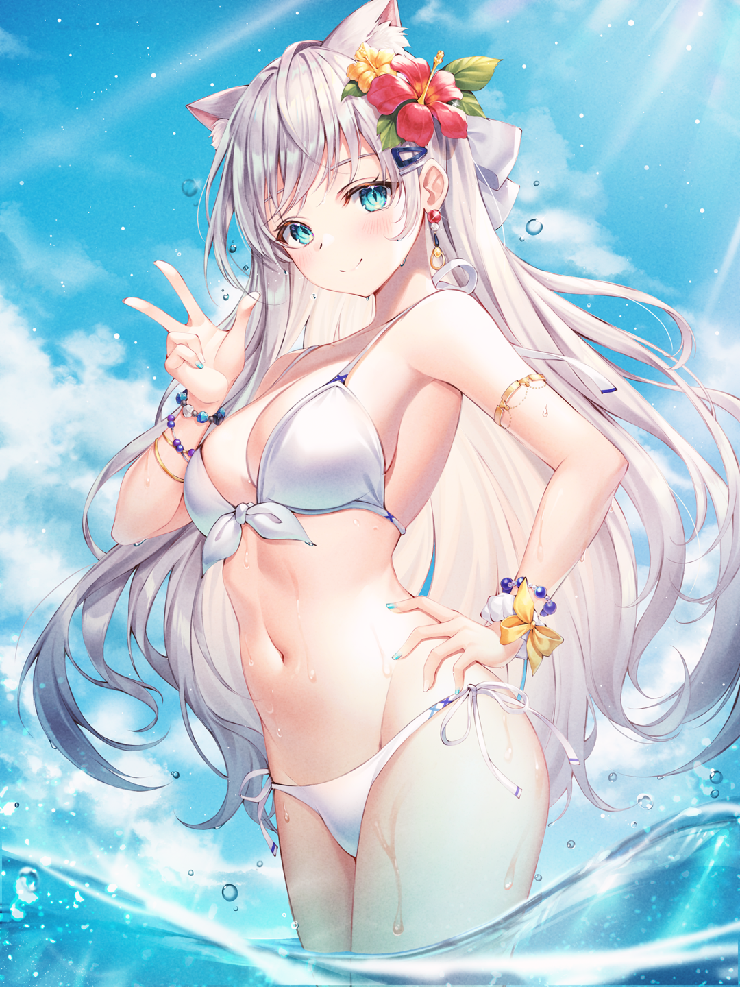 往哪看呐~姐姐够性感吗? | 二次元泳装性感美女图集