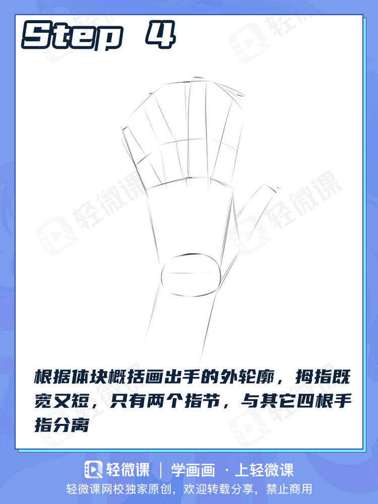 不会画手只能藏起来?看完这期你就会画手了!