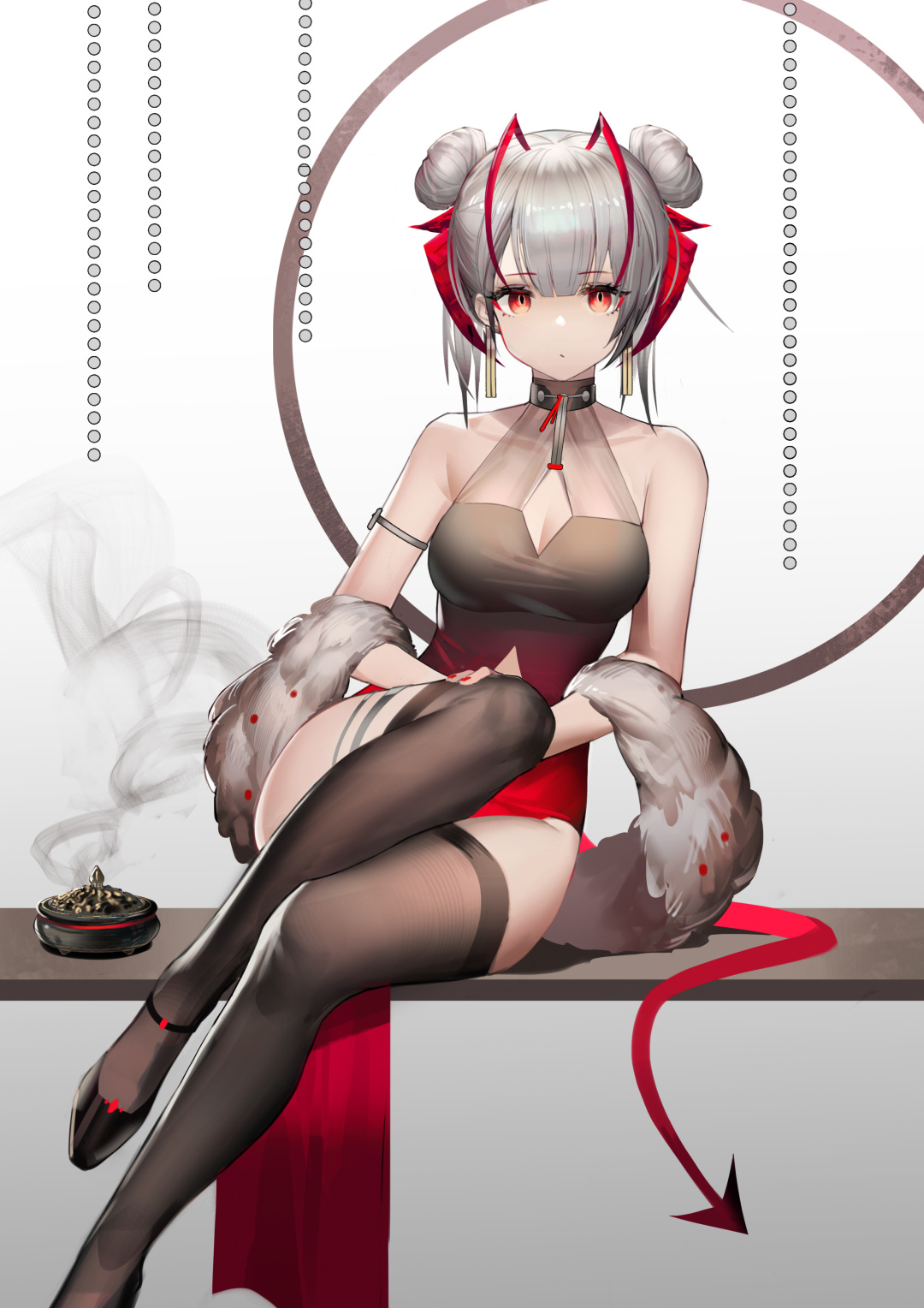 性感又大胆!当二次元女神穿上旗袍,诱惑值拉满!! |开叉旗袍绝美壁纸特辑