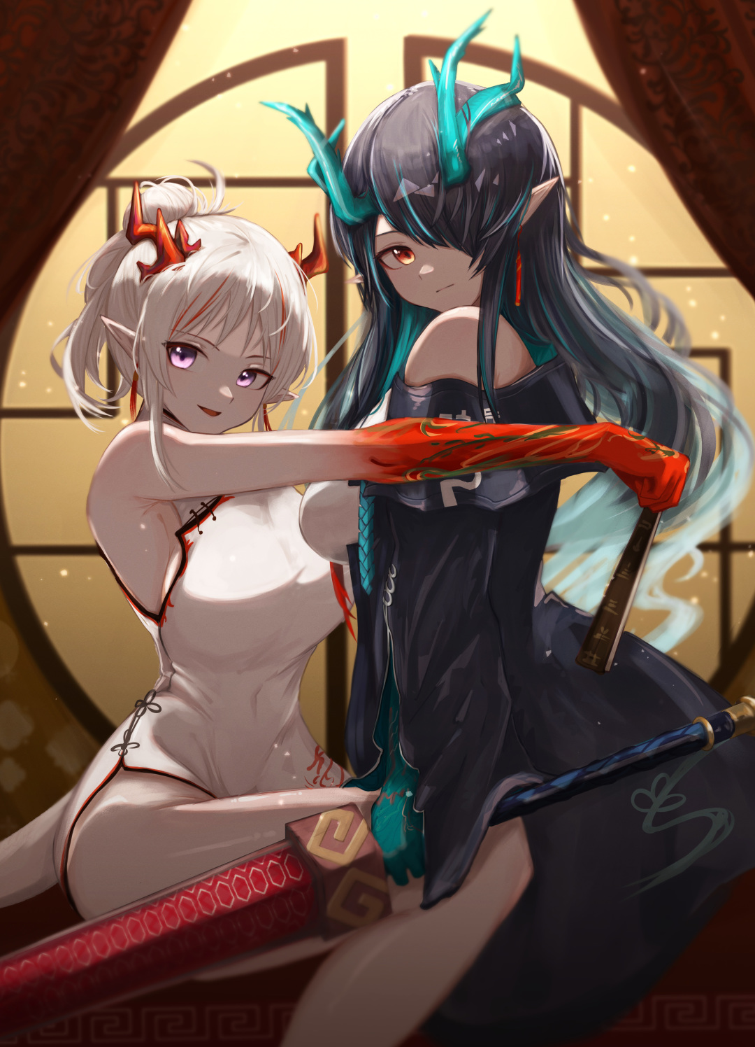 在博士面前能变得如此娇羞的人,估计只有夕了吧!!!《明日方舟》夕绝美壁纸特辑