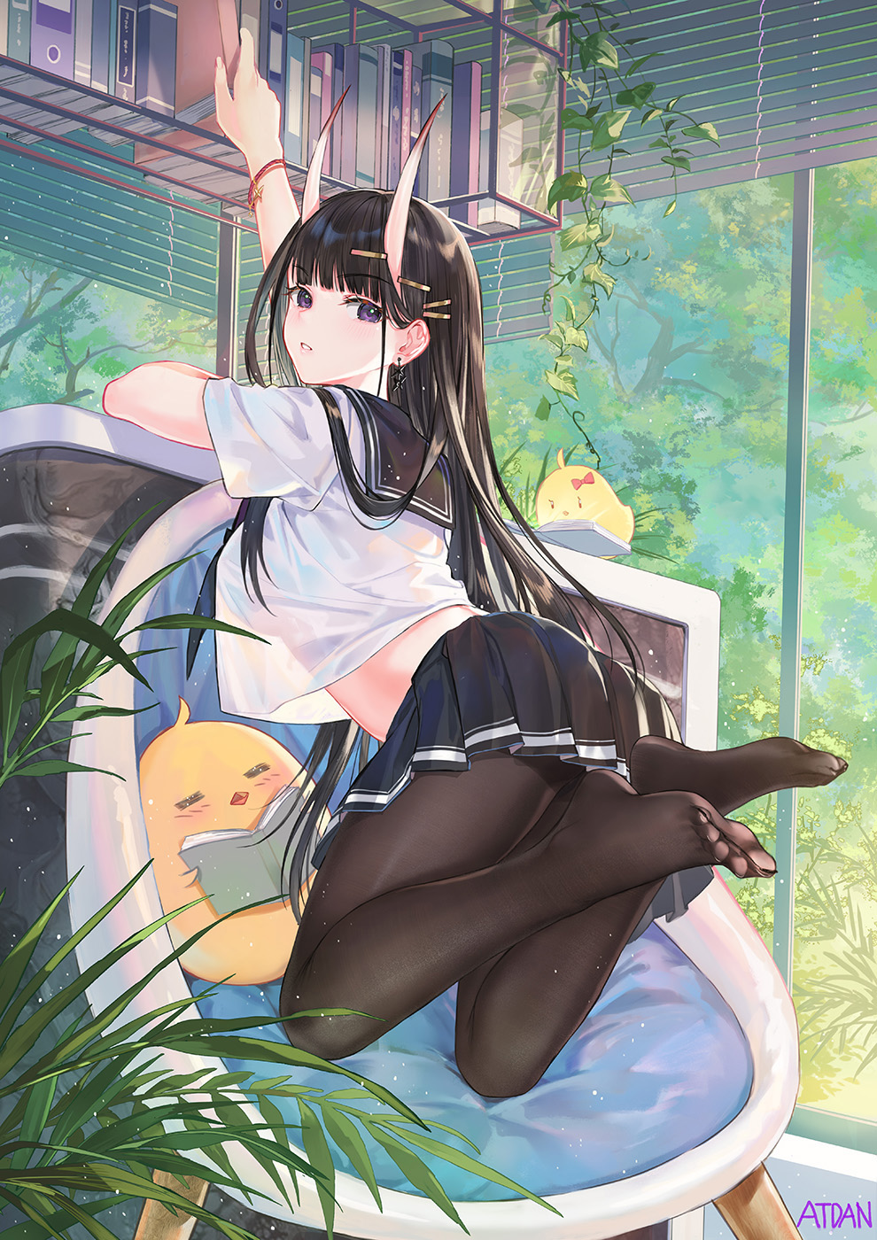 最正宗的清新风格,没人能逃得过的制服诱惑!!|水手服美图插画特辑