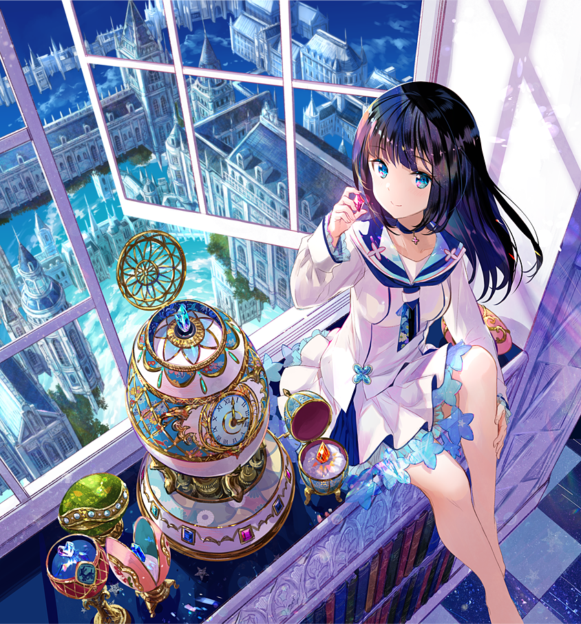 最正宗的清新风格,没人能逃得过的制服诱惑!!|水手服美图插画特辑