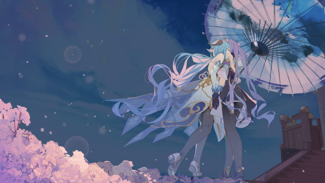 【原神百合美图】甘雨X刻晴:表面是管理璃月的好搭档,背地里两人却在偷偷干这种事…
