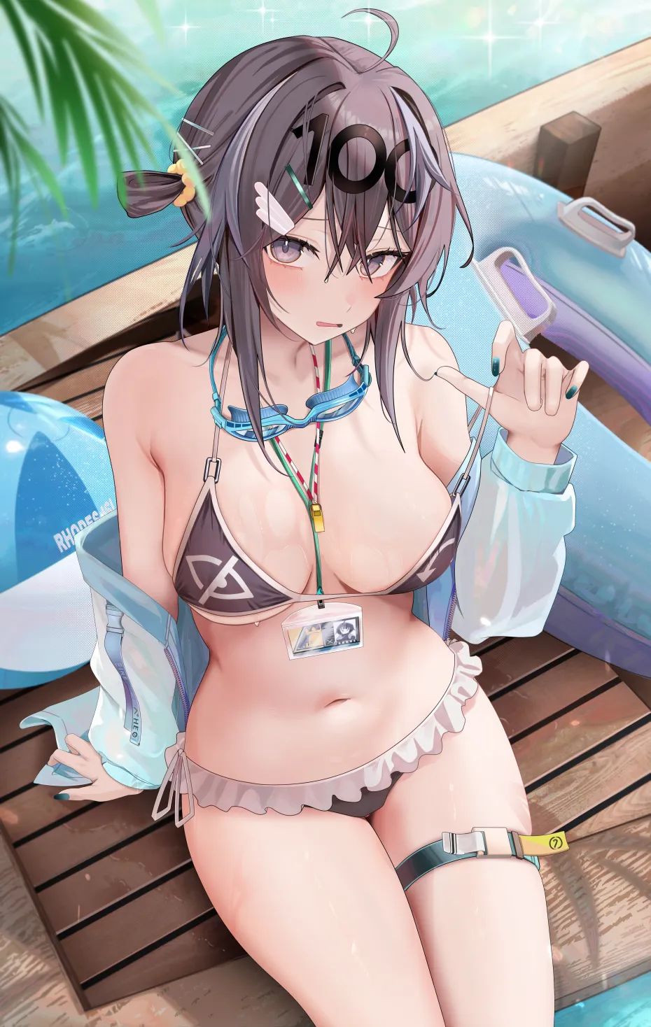 好大胆的泳装~有几个人能拒绝啊? | 【Pixiv】人气榜7月第2期