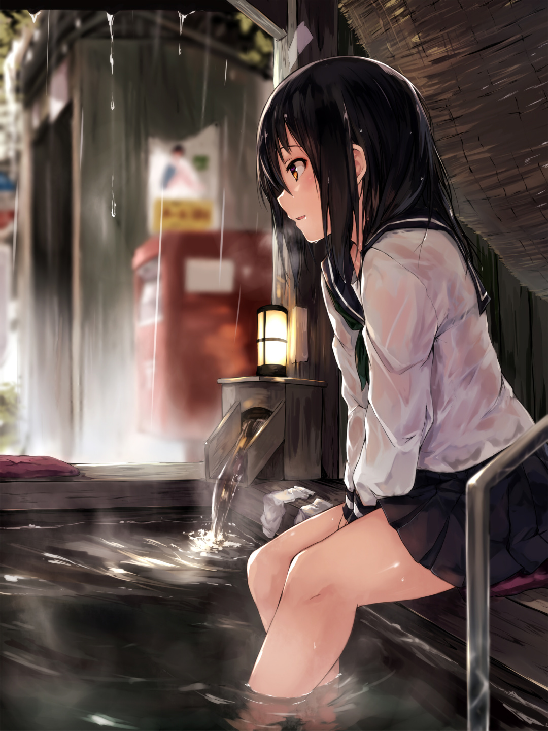 最正宗的清新风格,没人能逃得过的制服诱惑!!|水手服美图插画特辑