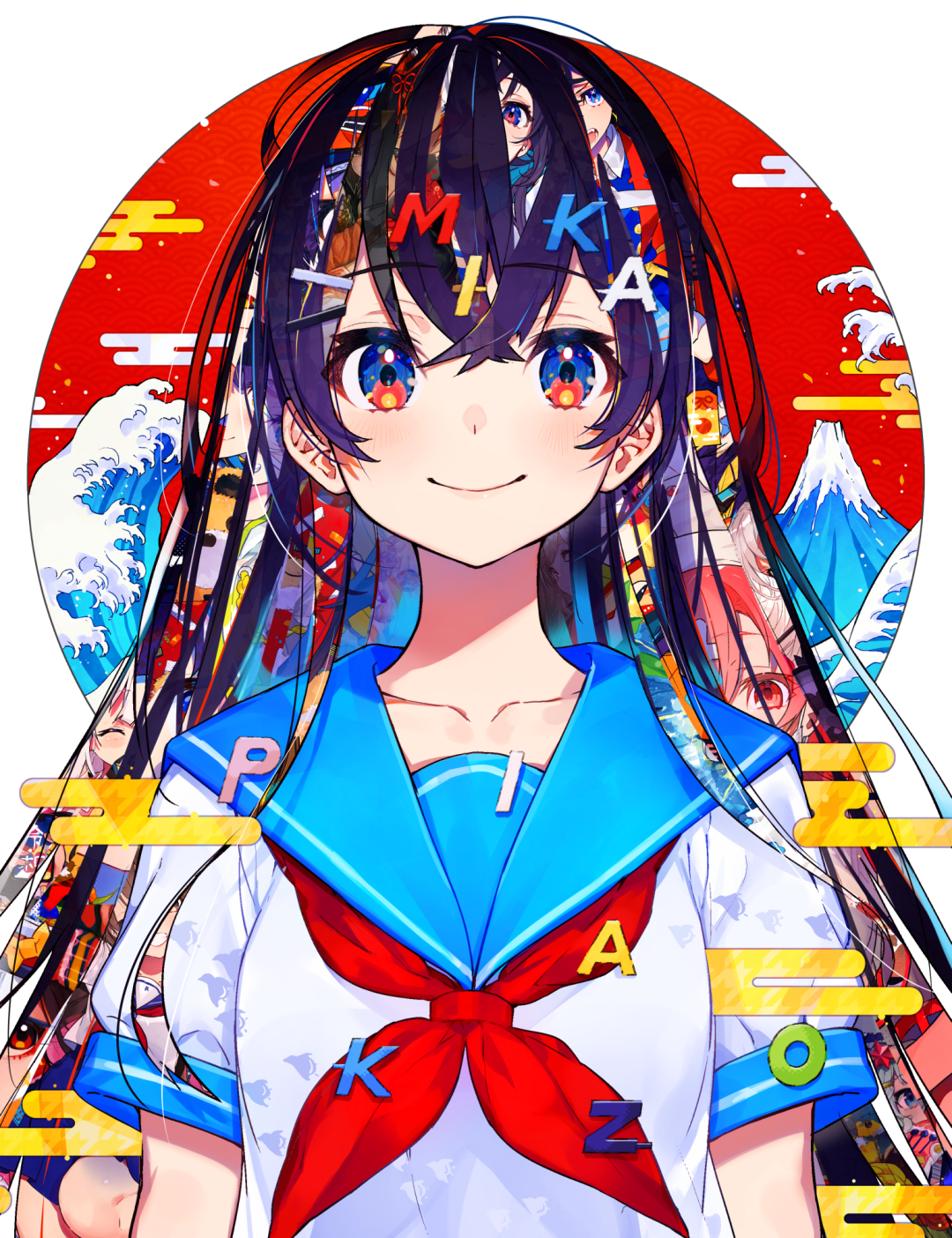 最正宗的清新风格,没人能逃得过的制服诱惑!!|水手服美图插画特辑