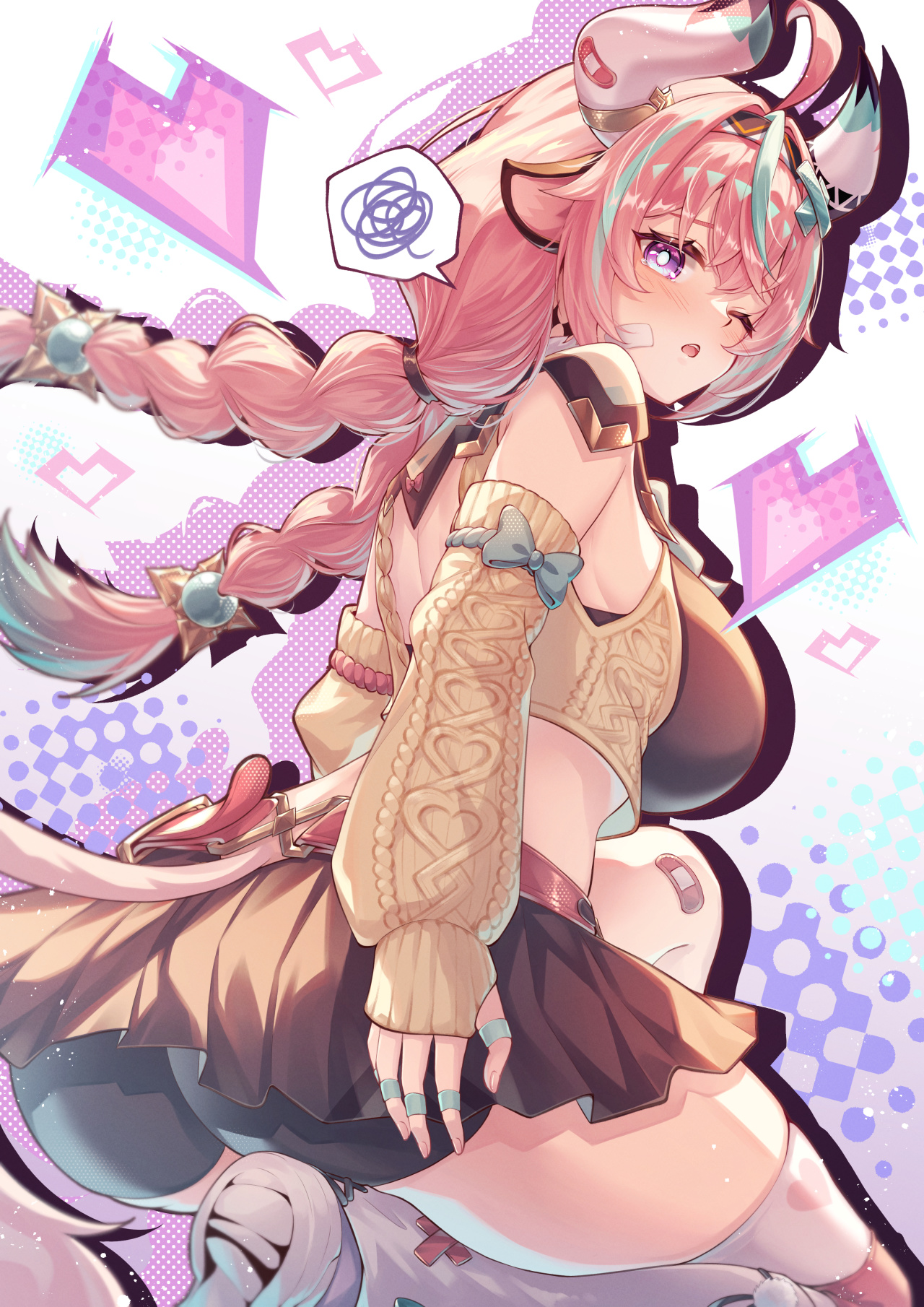 原神瓦雷莎美图:肉肉!牛牛!冲冲!