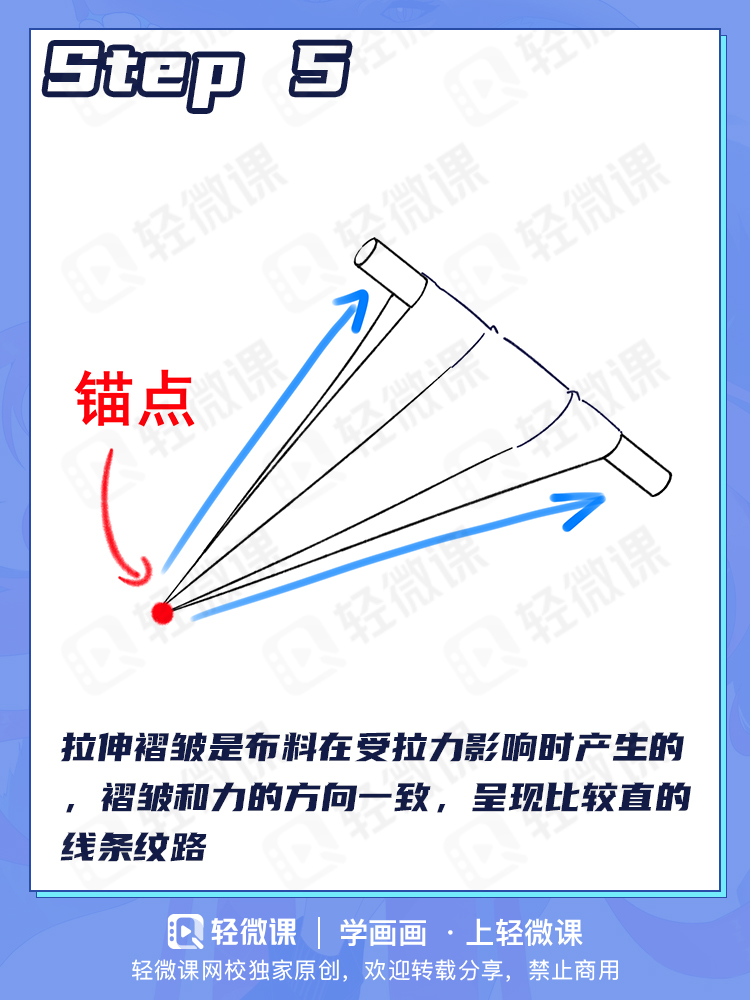 新手肯定画错的褶皱问题!轻松学会褶皱原理和方法!