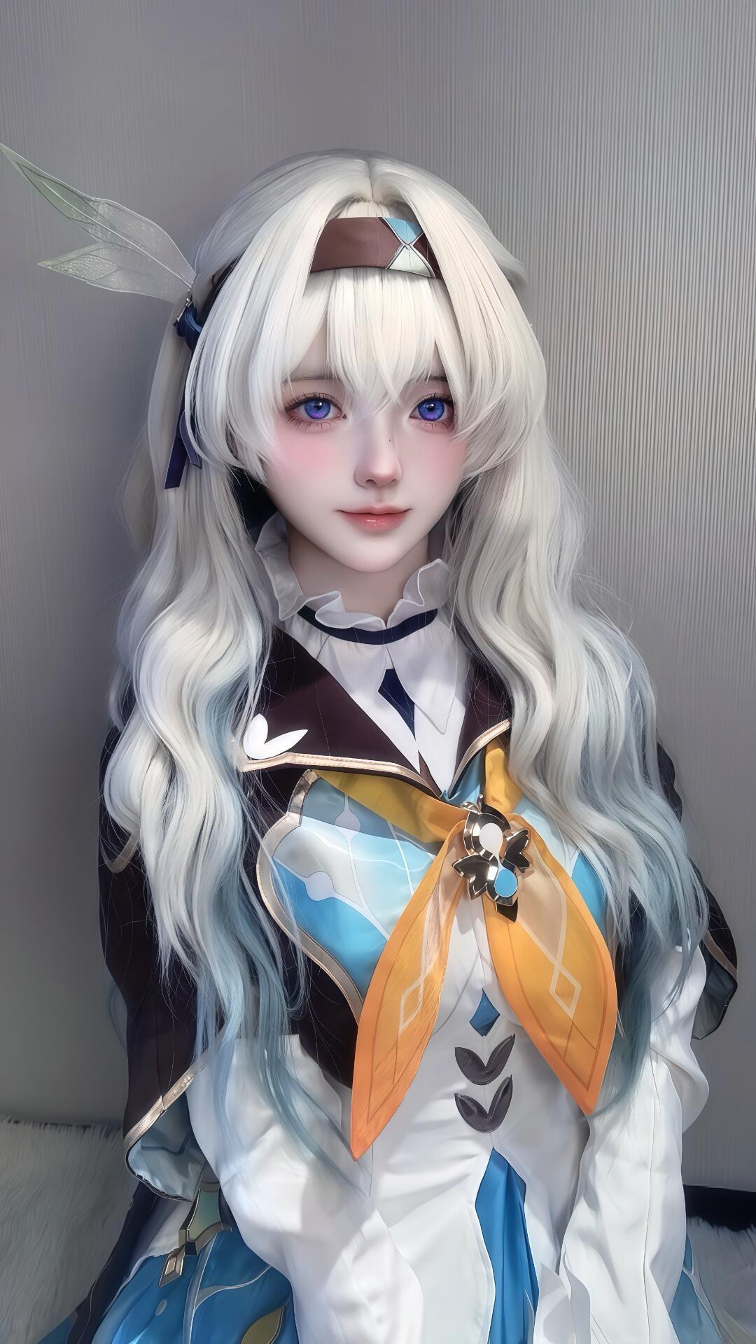 星穹铁道流萤COSER美图:开拓者,来和你的“小女友”流萤约会吧~