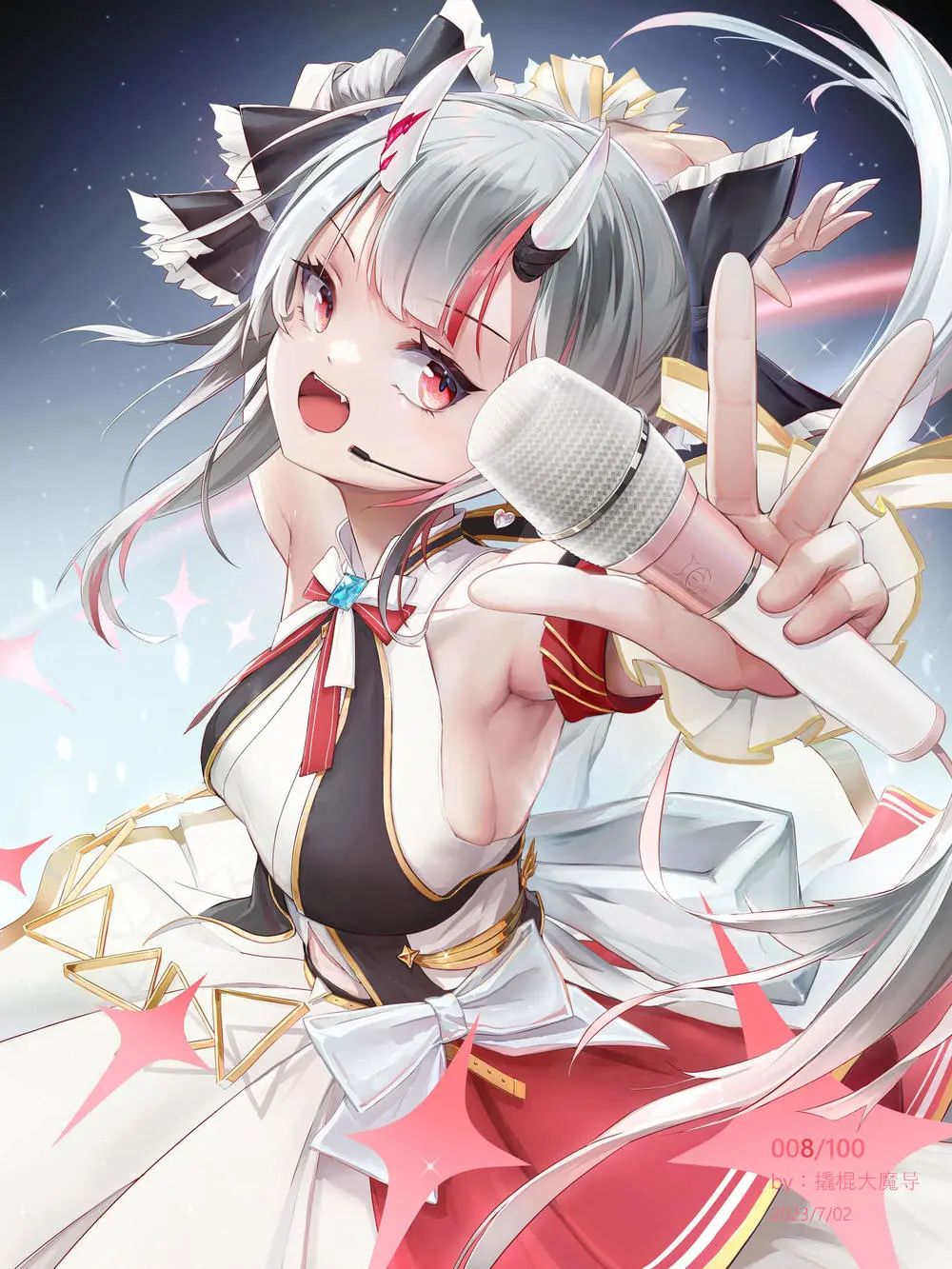 大热天这样穿,美腿勒肉太强了!| 触站画师作品精选【7月第1期】