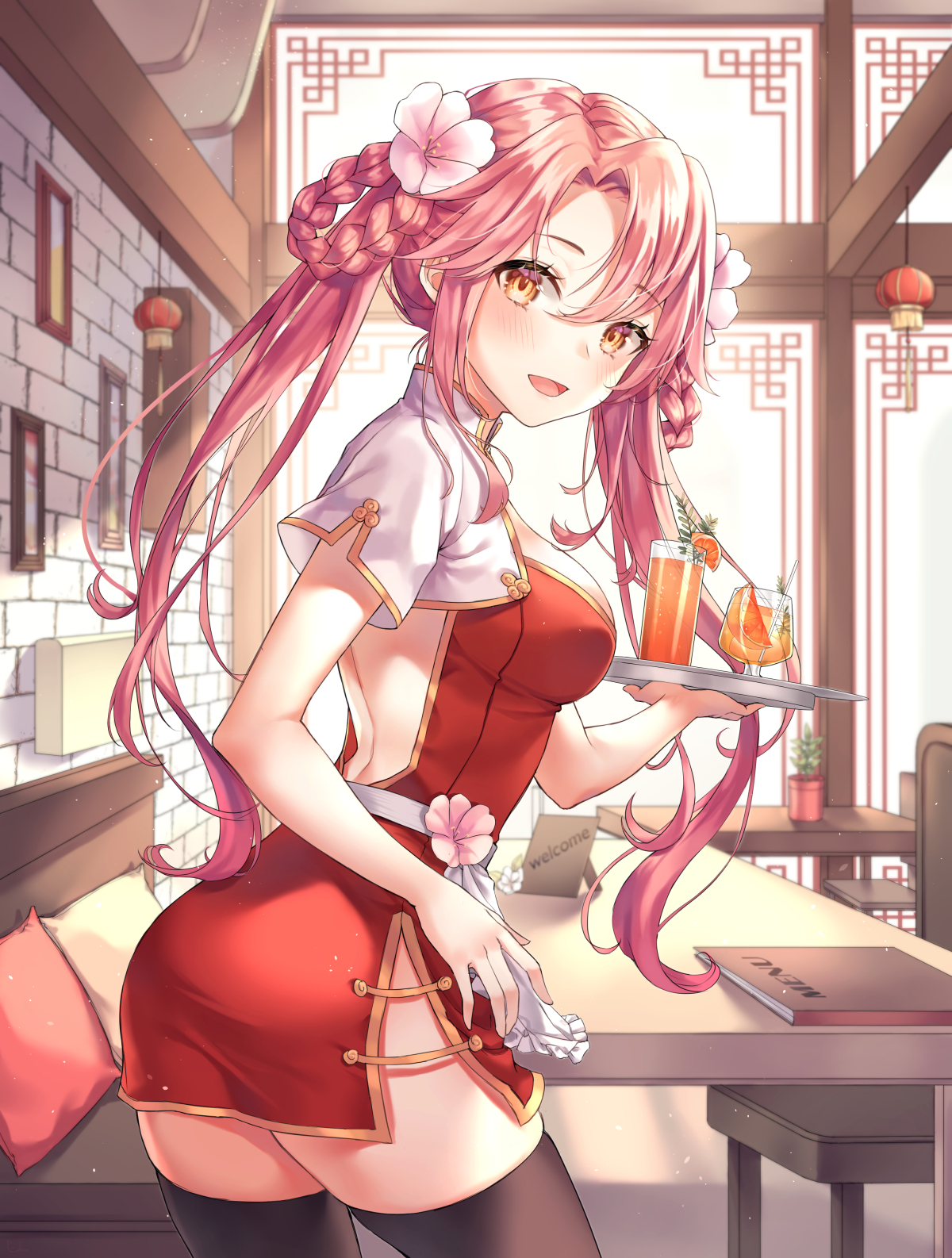 除夕福利图~旗袍高开叉才好看吗? | |旗袍少女美图合集 |旗袍少女美图合集