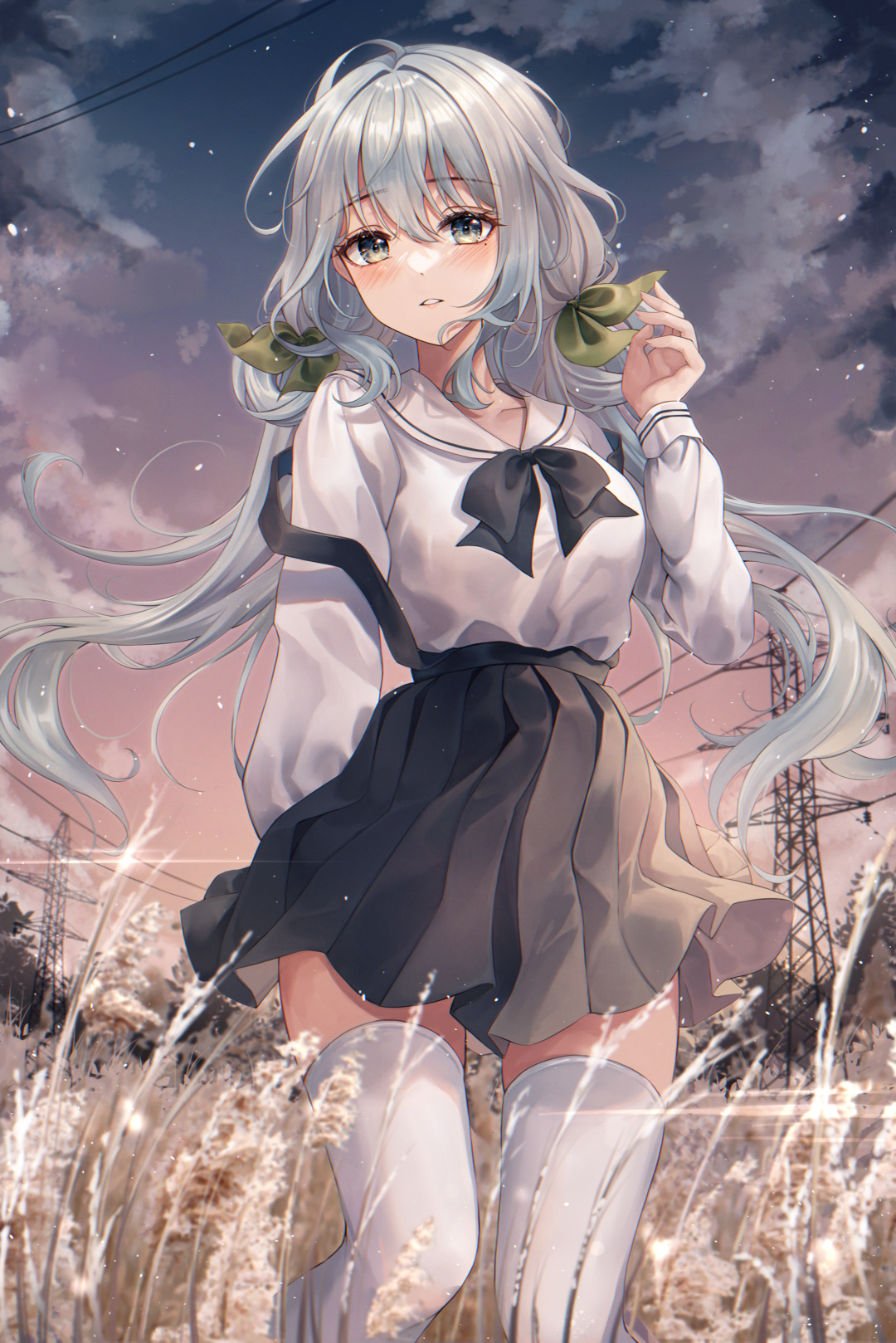让人想狂摸一把的大腿,身材太好了! |制服少女绝美壁纸合辑