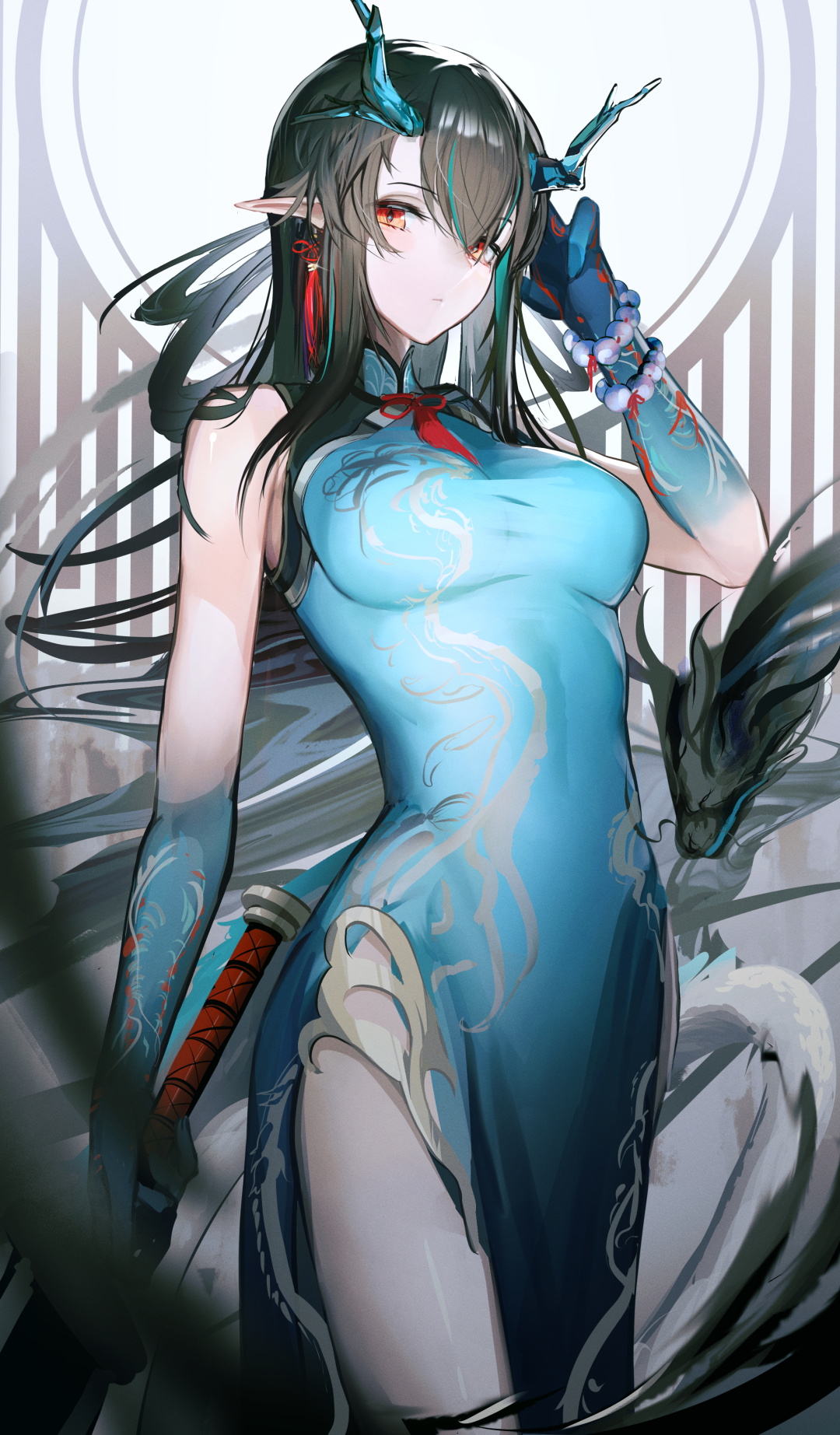 在博士面前能变得如此娇羞的人,估计只有夕了吧!!!《明日方舟》夕绝美壁纸特辑