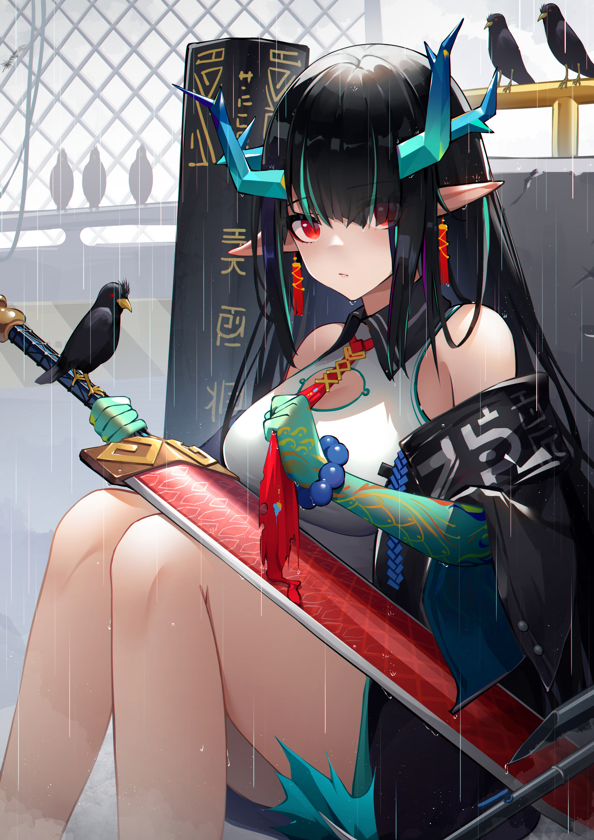 在博士面前能变得如此娇羞的人,估计只有夕了吧!!!《明日方舟》夕绝美壁纸特辑