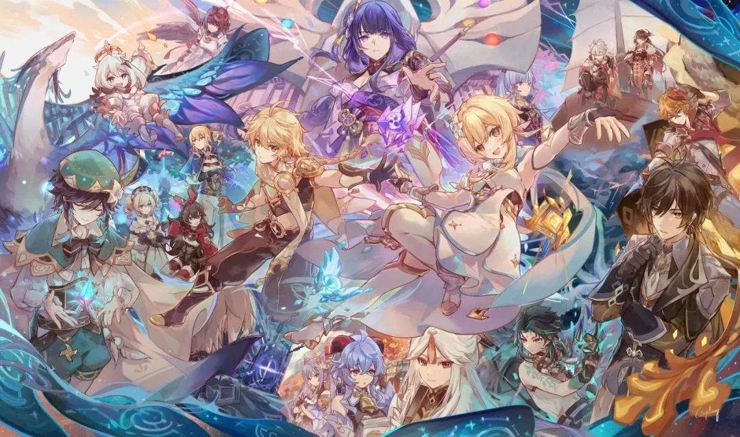 原神四神照片:听说水神芙宁娜要审判我们?| 原神四神壁纸高清合辑