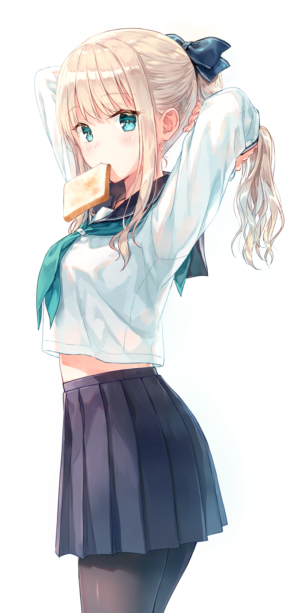 最正宗的清新风格,没人能逃得过的制服诱惑!!|水手服美图插画特辑