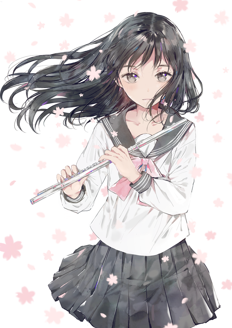 最正宗的清新风格,没人能逃得过的制服诱惑!!|水手服美图插画特辑