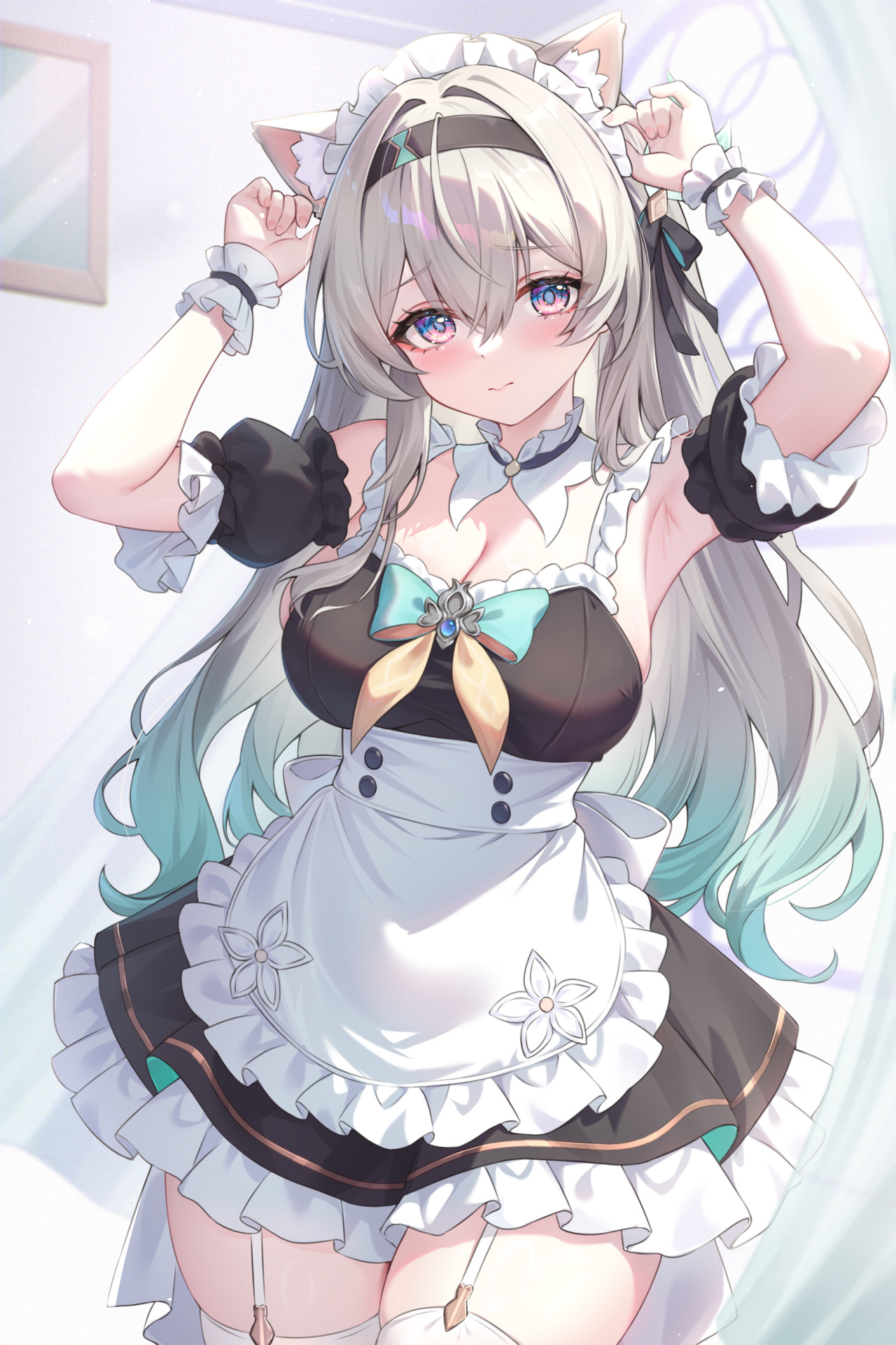 点击看流萤猫猫女仆卖萌~ | 【Pixiv】人气榜4月第1期