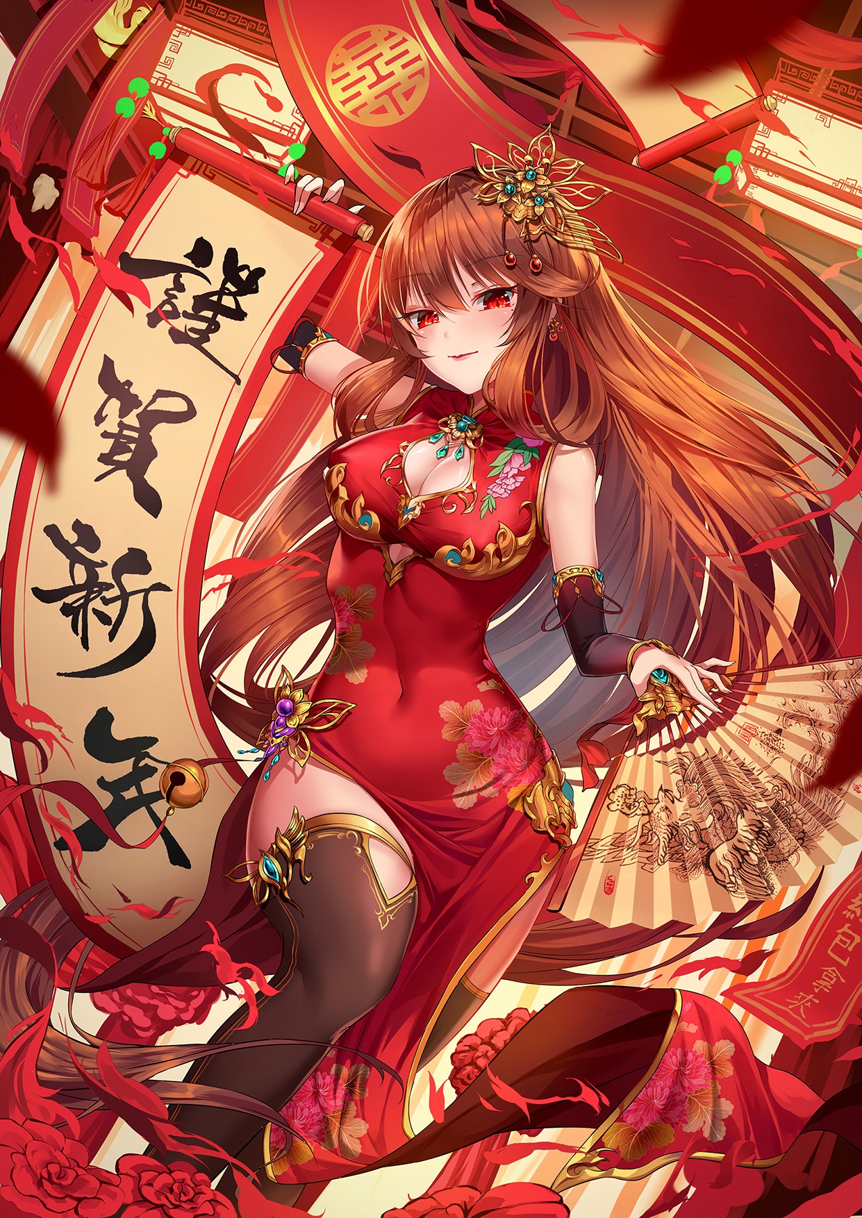 性感又大胆!当二次元女神穿上旗袍,诱惑值拉满!! |开叉旗袍绝美壁纸特辑