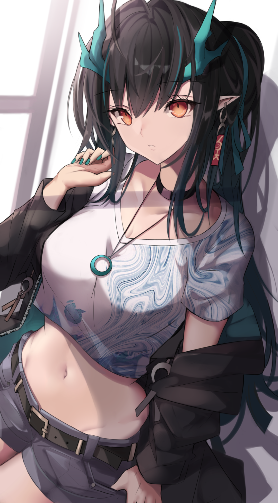 在博士面前能变得如此娇羞的人,估计只有夕了吧!!!《明日方舟》夕绝美壁纸特辑