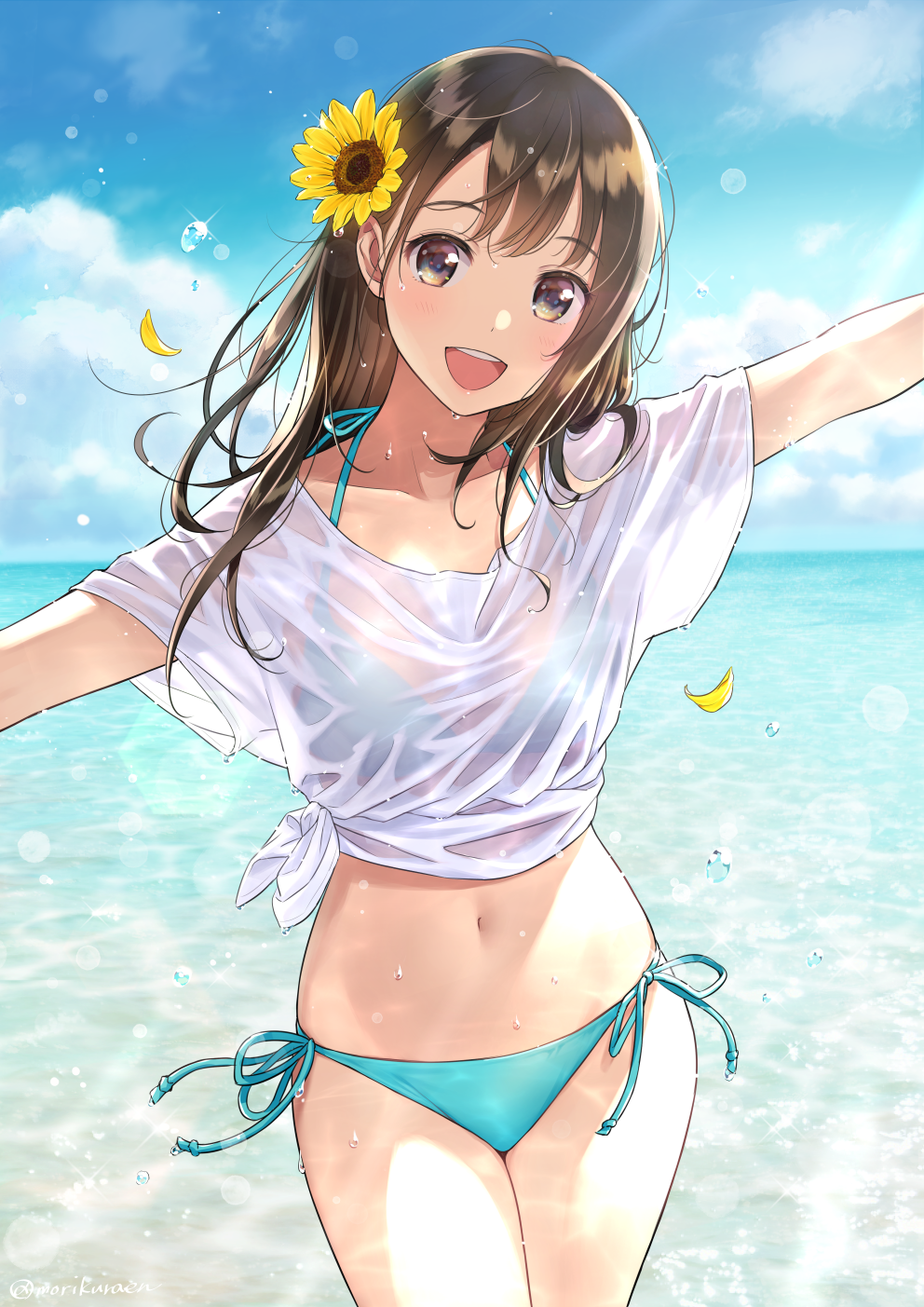 往哪看呐~姐姐够性感吗? | 二次元泳装性感美女图集