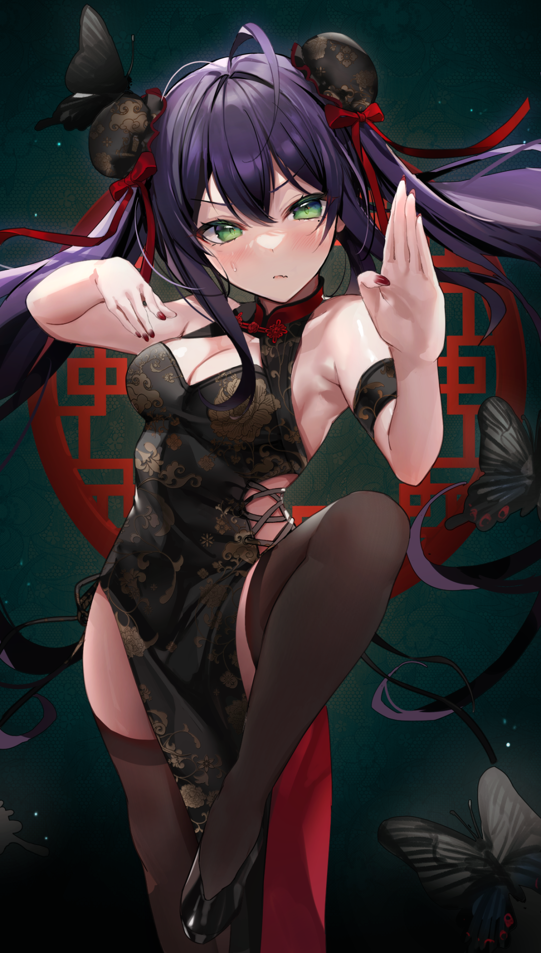 除夕福利图~旗袍高开叉才好看吗? | |旗袍少女美图合集 |旗袍少女美图合集
